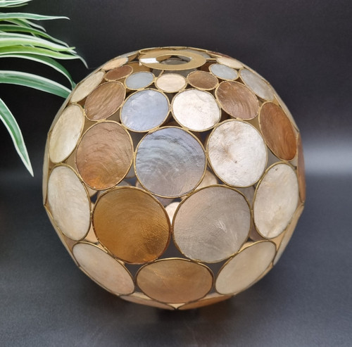 Vintage capiz shell globo - capiz,
