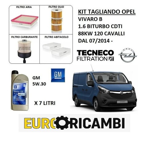 Tagliando filtri 7lt olio - filtri,