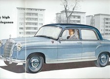 Brochure Mercedes Benz Type 190 - HP 84 anni '60 - Originale Automobilia 