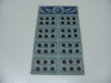 48 BOTTONI AUTOMATICI GIULIO FIOCCHI ARMI  Neri 6 mm ANNI 40 PRODUZIONE ITALIANA