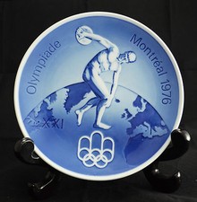 N4906 PIATTO OLIMPIADI MONTREAL IN PORCELLANA ROYAL COPENHAGEN 1976