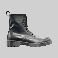 Stivaletti Scarpe Uomo Made in italy Anfibi Pelle Nero Boot Stivali Tronchetto