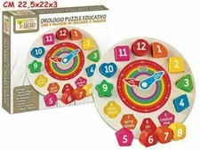 Fatto legno orologio puzzle - fatto,