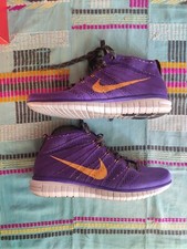 Nike Free Flyknit Chukka Grape Atomic Mango 2014 Us10 Rare