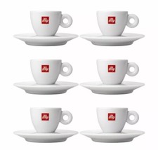 Set 6 tazzine Caffe' Illy in