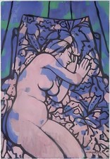 Poster Felice Casorati Nudo