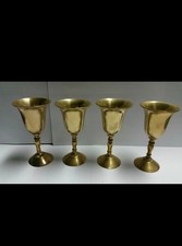 Set calici ottone dorato - set,