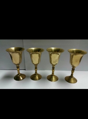 Set calici ottone dorato - set,