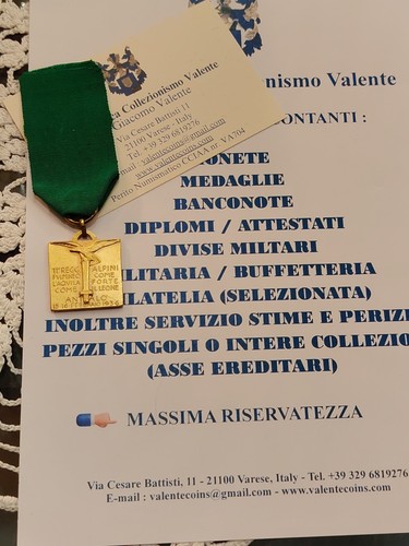 Medaglia alpini africa - medaglia,