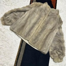 Cappotto corto visone zaffiro