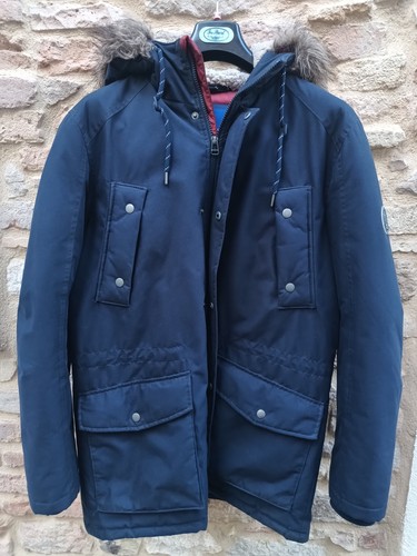 Piumino cappotto uomo blu - cappotto,