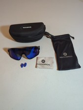 Occhiali da sole ciclismo polarizzati RockBros neri e blu 