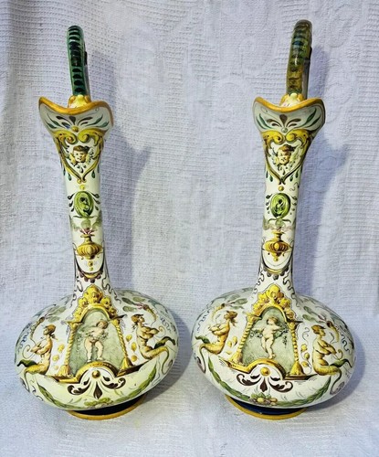 Vaso aiguière majolica - vaso,