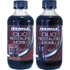Olio Restauro Mobili 200 ml Noce Medio e Scuro TEKNICA