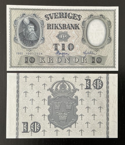 Svezia corone 1962 unc - svezia, 10