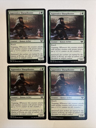 Mtg crimson vow apprentice - 4x,