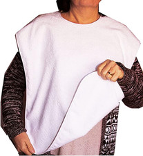 Pack 3 Bavaglini Adulti 50×60 Cm Chiusura a Nastro – Spugna 73 % Cotone + 27 % P