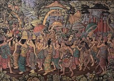 Quadro Batik- Dipinto a mano
