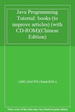 Java Programming Tutorial: books (to improve articles) (with CD-