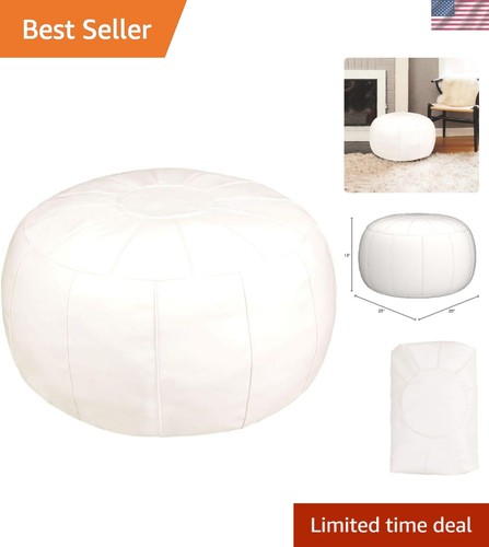 Elegant round faux leather - round,
