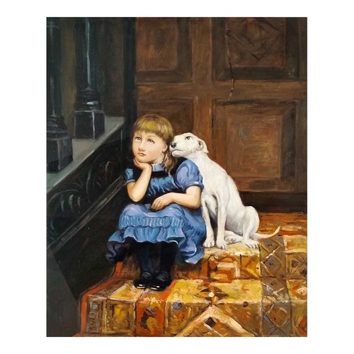Quadro dipinto mano - mano, su