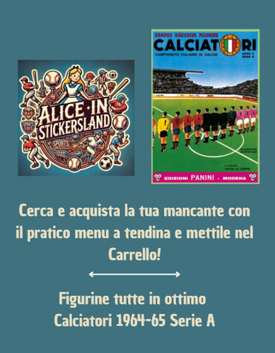 Panini calciatori 1964/65
