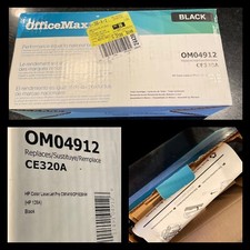 OfficeMax Black CE320A OM04912 Printer Cartridge for HP Laser Jet CM1415 HP128