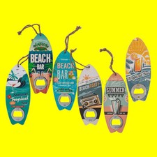 Wooden bottle opener surf - wooden,