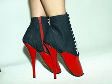 Tacchi Alti Stivali Vernice