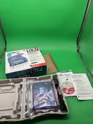 Vintage open box - box, iomega