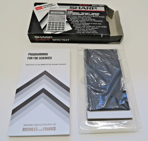 Sharp 512 scientific - sharp, el-512-t
