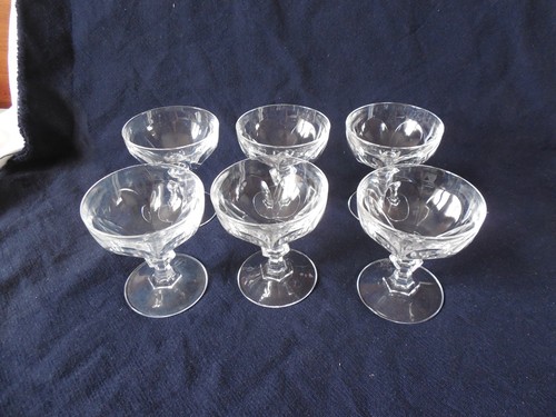 Coupes champagne cristal - 6,