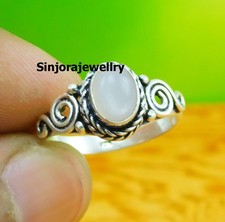 Anello regalo fatto a mano in argento sterling 925 con pietra preziosa...