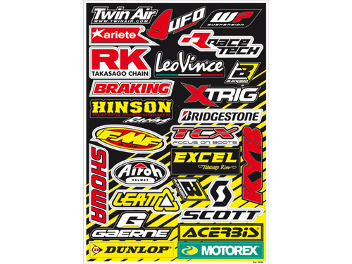 Kit adesivi loghi sponsor - kit,