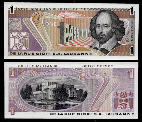 Banconota di prova - =,
