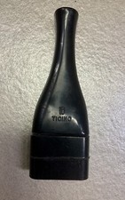 Presa Elettrica Vintage da 15amp in Gomma -Ticino- NERA