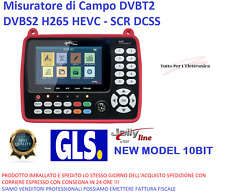 MISURATORE DI CAMPO COMBO DVB-T/T2 DVB-S/S2  10BIT ANALIZZATORE DI SPETTRO HD