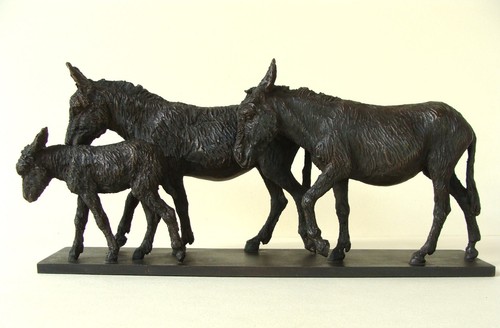 Brigitte eberl asino bronzo - in,