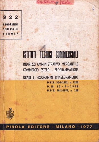 Istituti tecnici commerciali - istituti,
