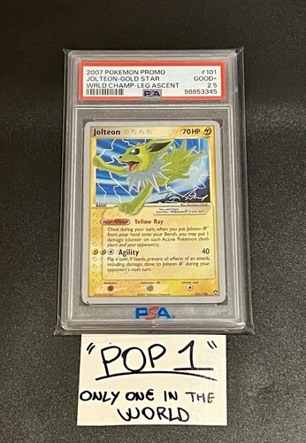 Jolteon gold star 101 2007 - gold,