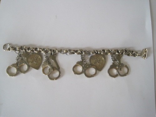 Bracciale love manette cuore - bracciale,