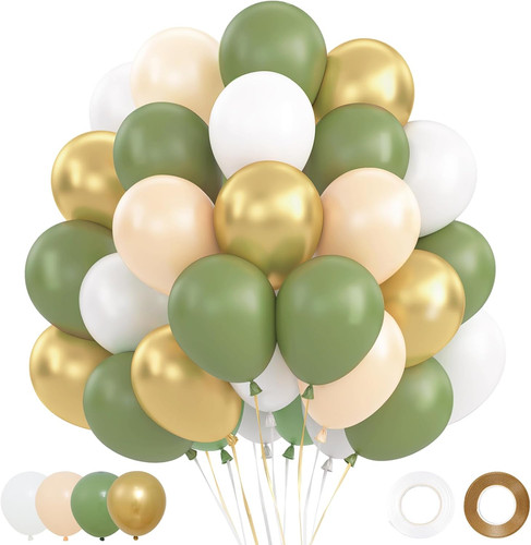 Palloncini verde salvia - verde,