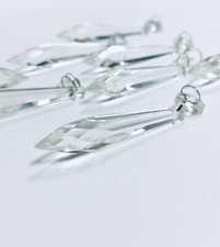 x6 Lampadario Goccia Cristallo