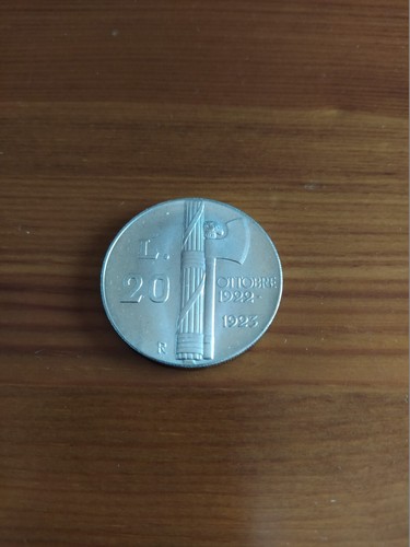 Moneta italia lire 1923 - italia,,