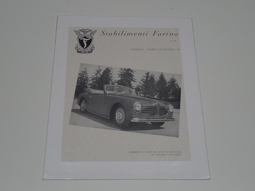 Carrozzeria farina cabriolet - farina,