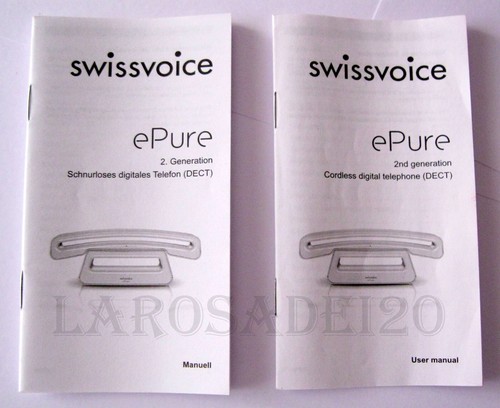 Manuale telefono swissvoice - manuale,