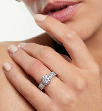 Fede Nuziale 3,60 Ct Diamante