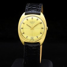 Zenith 28800 Date 70s 18 gold
