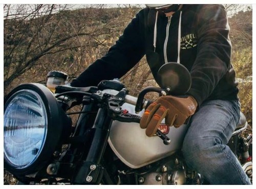 Biltwell guanti moto marroni - moto,