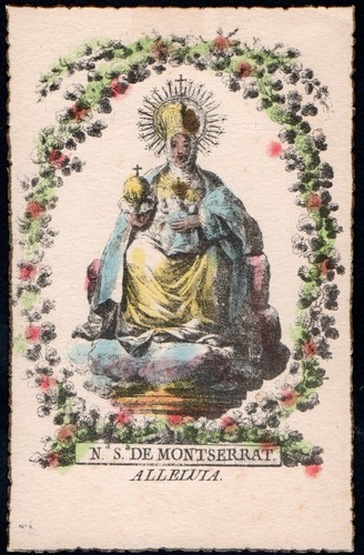 Santino antico postale la - santino,